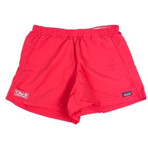 Women's Patagonia Coral Pink Baggies Shorts Size Medium